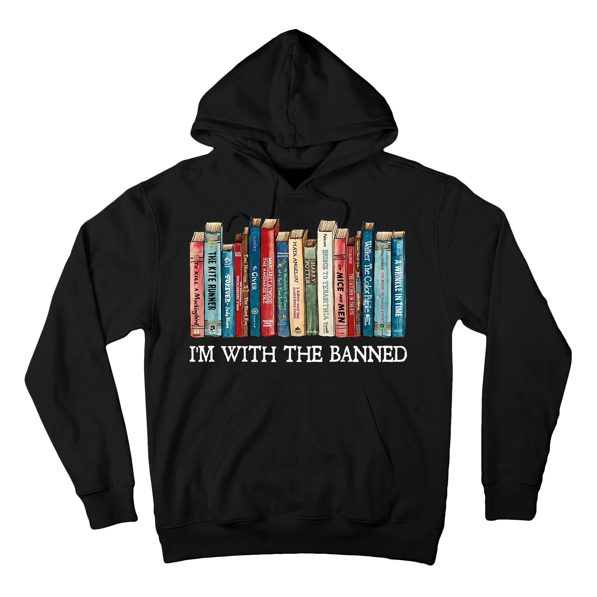 I'm With The Banned Book Tall Hoodie