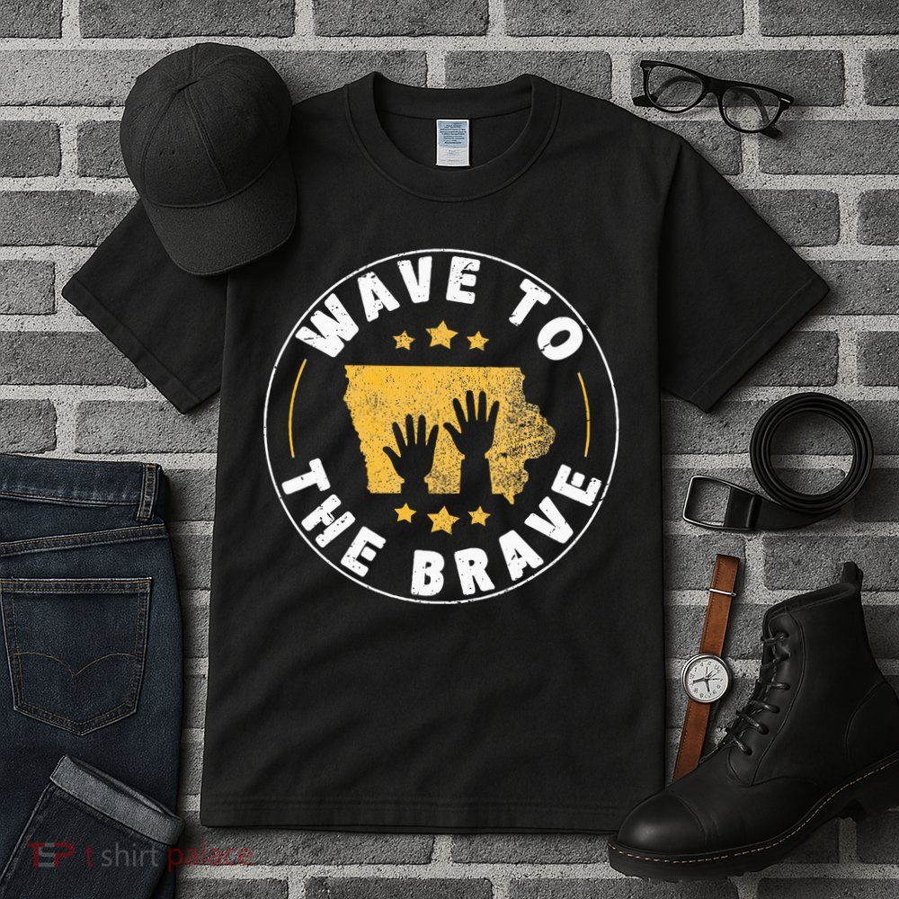 Iowa Wave To The Brave Football Childrens Hospital Tall T-Shirt