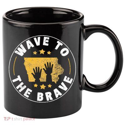 Iowa Wave To The Brave Football Childrens Hospital 11oz C Handle Ceramic Mug