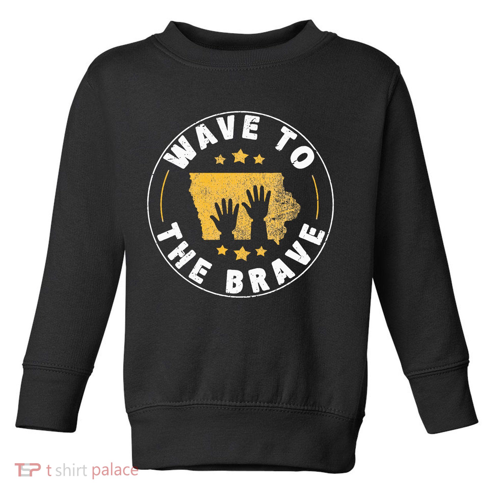 Iowa Wave To The Brave Football Childrens Hospital Toddler Sweatshirt