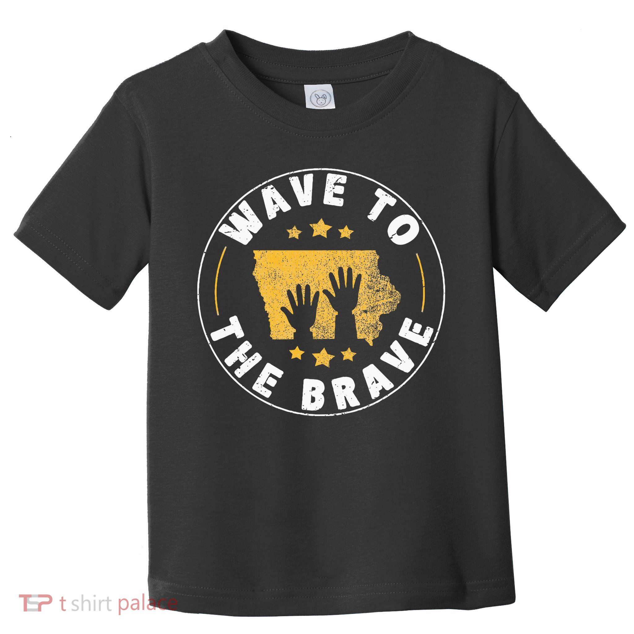 Iowa Wave To The Brave Football Childrens Hospital Toddler T-Shirt
