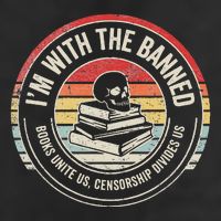 IM With The Banned Books Unite Us Censorship Divides Us Adult Drive Performance Visor