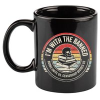 IM With The Banned Books Unite Us Censorship Divides Us 11oz C Handle Ceramic Mug