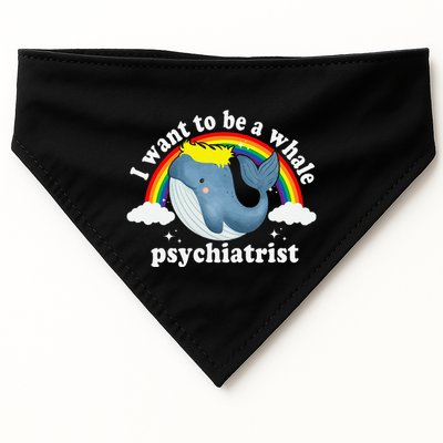 I Want To Be A Whale Psychiatrist USA-Made Doggie Bandana