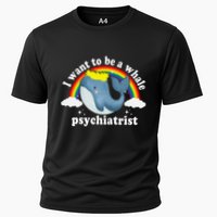 I Want To Be A Whale Psychiatrist Cooling Performance Crew T-Shirt