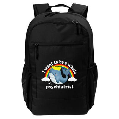 I Want To Be A Whale Psychiatrist Backpack