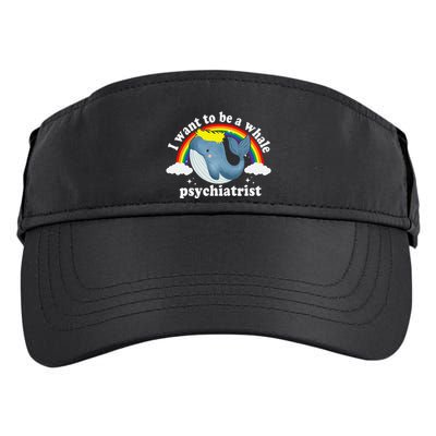 I Want To Be A Whale Psychiatrist Adult Drive Performance Visor
