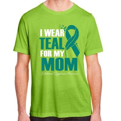 I Wear Teal For My Mom Ectodermal Dysphasia Awareness Gift Adult ChromaSoft Performance T-Shirt