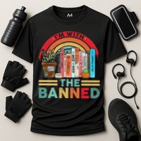 I'm with The Banned Books Lover Cooling Performance Crew T-Shirt