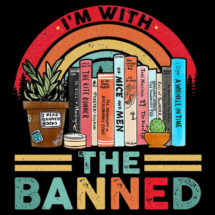 I'm with The Banned Books Lover Cooling Performance Crew T-Shirt