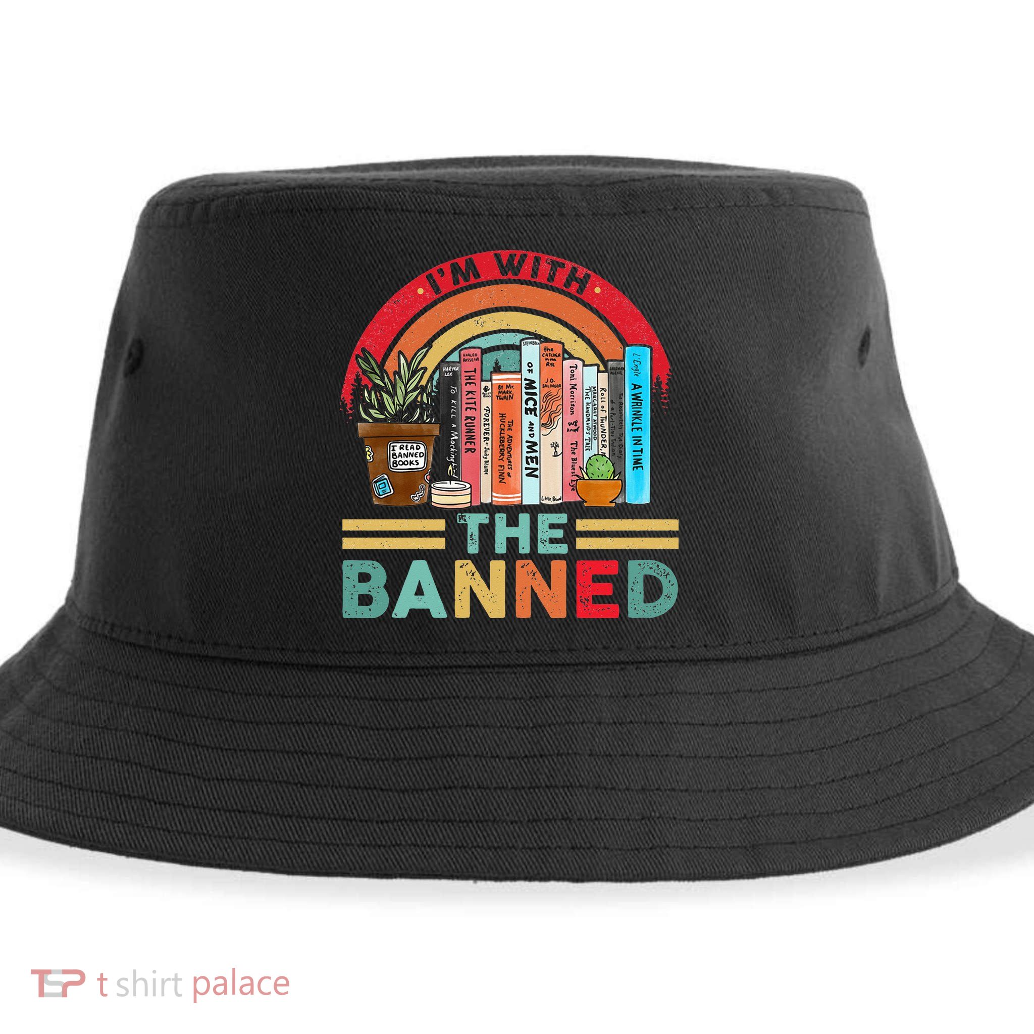 I'm with The Banned Books Lover Sustainable Bucket Hat