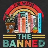 I'm with The Banned Books Lover Adult Drive Performance Visor