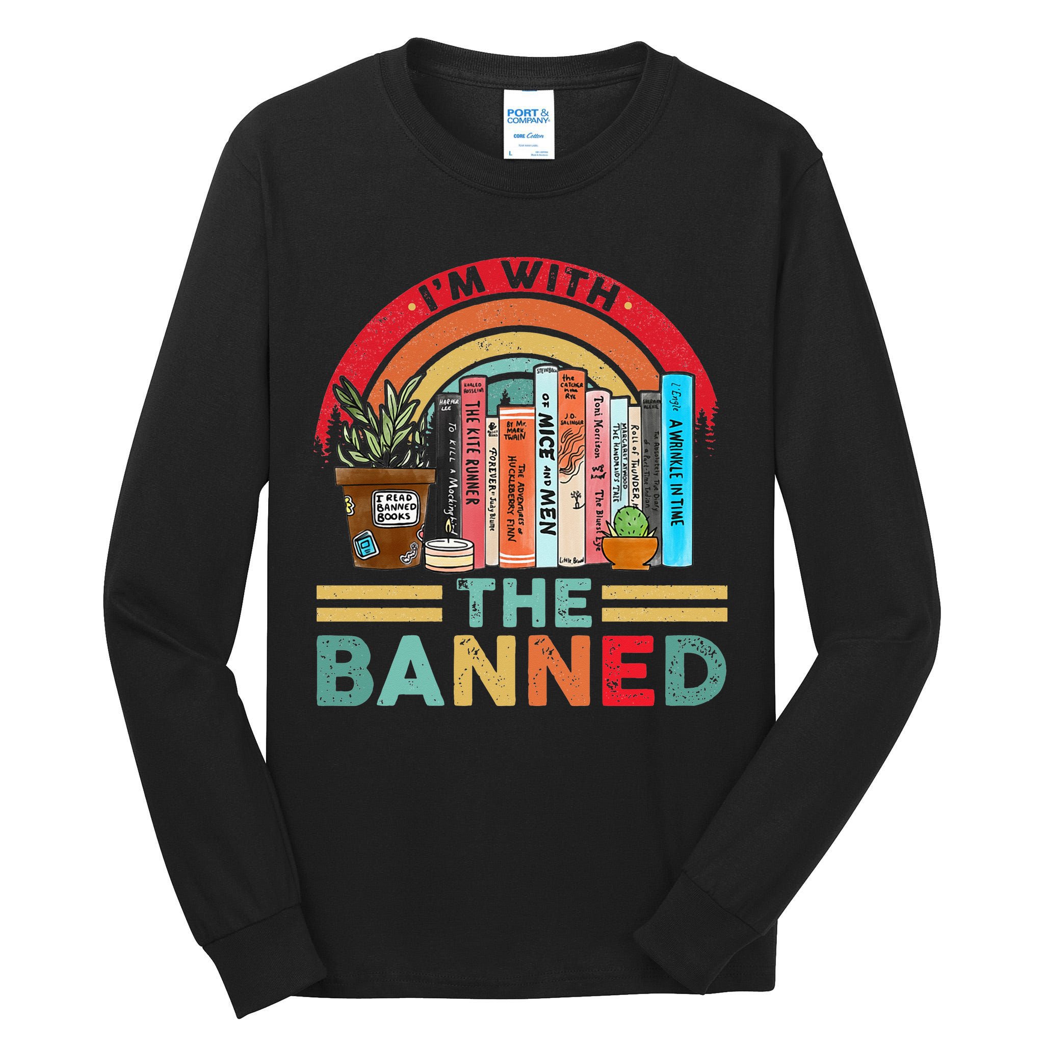 I'm with The Banned Books Lover Tall Long Sleeve T-Shirt