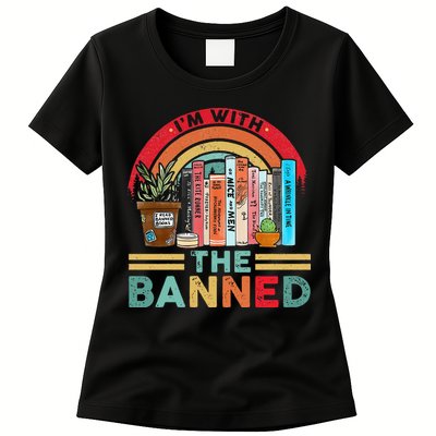 I'm with The Banned Books Lover Womens T-Shirt