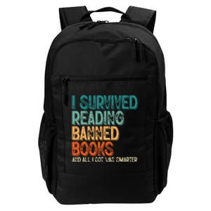 Im With The Banned I Survived Reading Banned Books Daily Commute Backpack