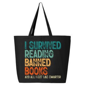 Im With The Banned I Survived Reading Banned Books 25L Jumbo Tote