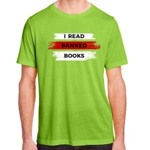 I'm With The Banned Funny Bookworm Banned Book Adult ChromaSoft Performance T-Shirt