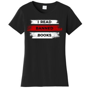 I'm With The Banned Funny Bookworm Banned Book Women's T-Shirt