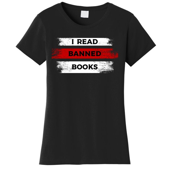 I'm With The Banned Funny Bookworm Banned Book Women's T-Shirt