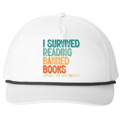 Im With The Banned I Survived Reading Banned Books Snapback Five-Panel Rope Hat