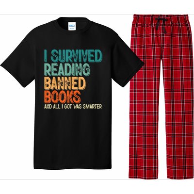 Im With The Banned I Survived Reading Banned Books Pajama Set