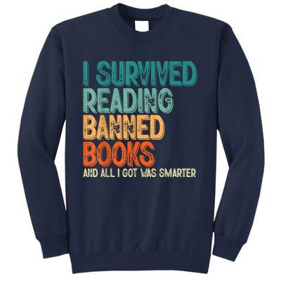 Im With The Banned I Survived Reading Banned Books Tall Sweatshirt