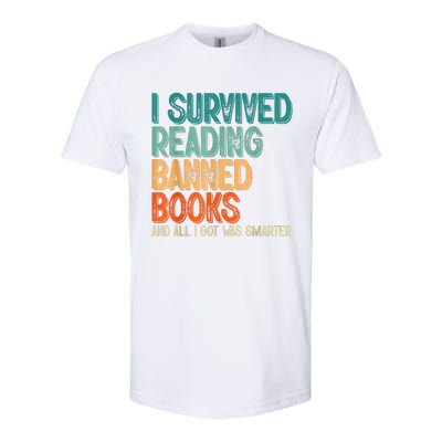 Im With The Banned I Survived Reading Banned Books Softstyle CVC T-Shirt