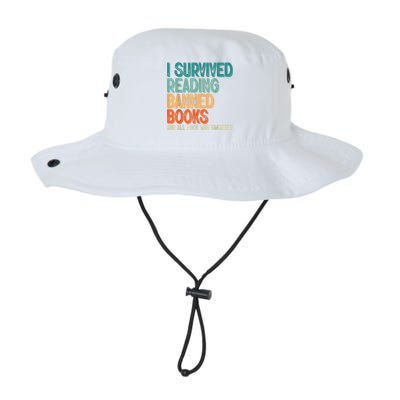 Im With The Banned I Survived Reading Banned Books Legacy Cool Fit Booney Bucket Hat