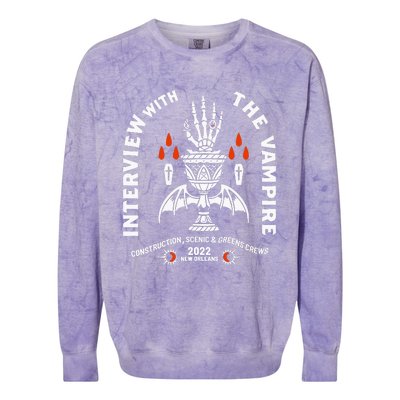 Interview With The Vampire Construction Colorblast Crewneck Sweatshirt