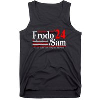 I Will Take The Ring To Mordor Frodo Sam Funny Quote Tank Top