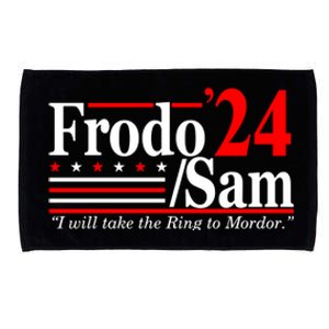 I Will Take The Ring To Mordor Frodo Sam Funny Quote Microfiber Hand Towel