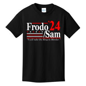 I Will Take The Ring To Mordor Frodo Sam Funny Quote Kids T-Shirt