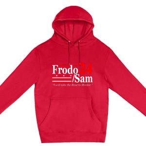 I Will Take The Ring To Mordor Frodo Sam Funny Quote Premium Pullover Hoodie