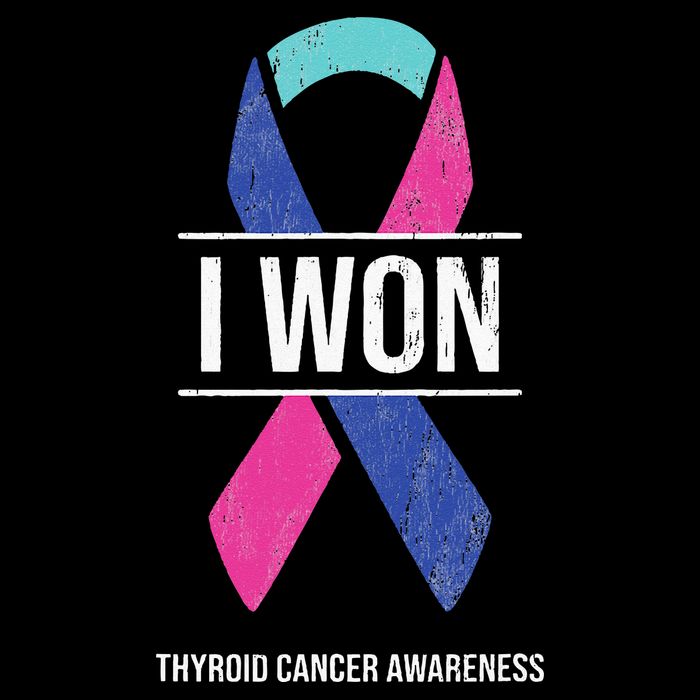I Won Thyroid Cancer Awareness Thyroid Cancer Ribbon City Backpack