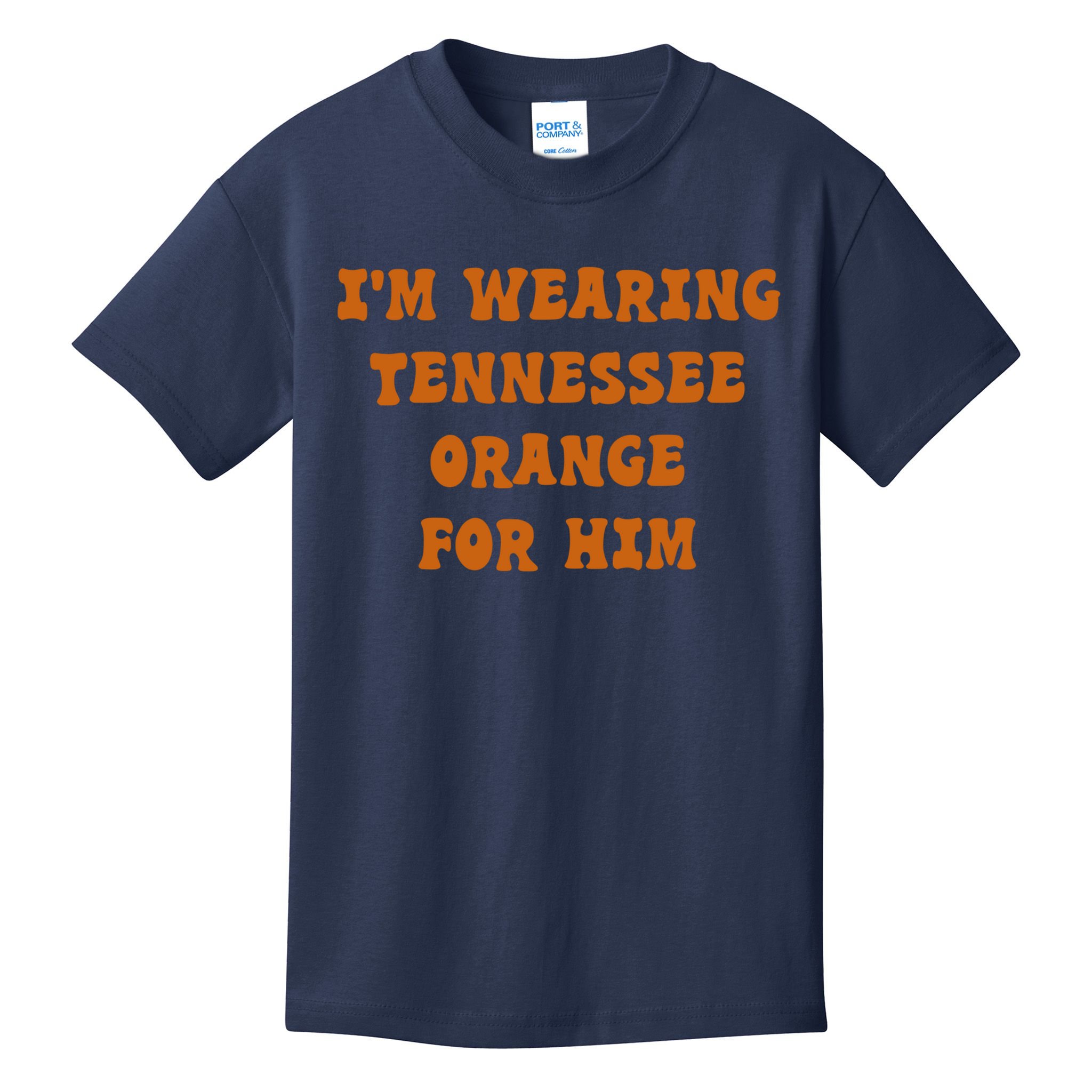 I'm wearing Tennessee orange for him Kids T-Shirt