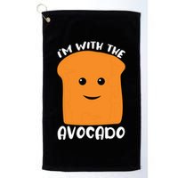 Im With The Avocado Toast Golf Towel