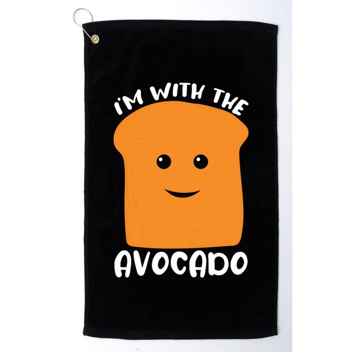 Im With The Avocado Toast Golf Towel