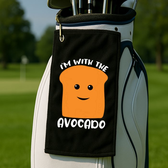Im With The Avocado Toast Golf Towel