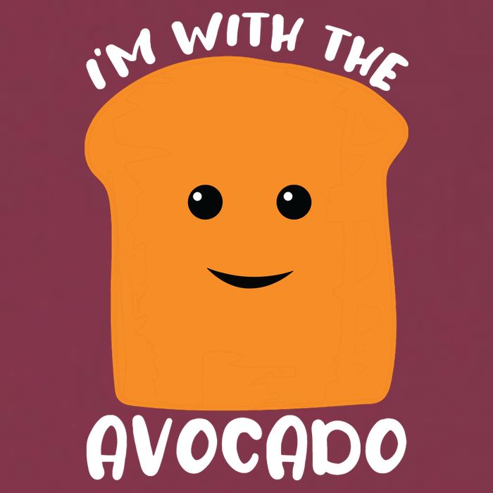 Im With The Avocado Toast 16oz Travel Tumbler