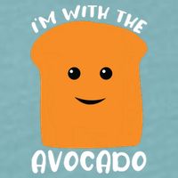 Im With The Avocado Toast Sueded Cloud Jersey T-Shirt