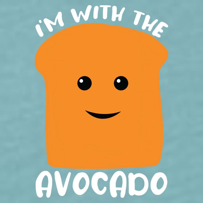 Im With The Avocado Toast Sueded Cloud Jersey T-Shirt