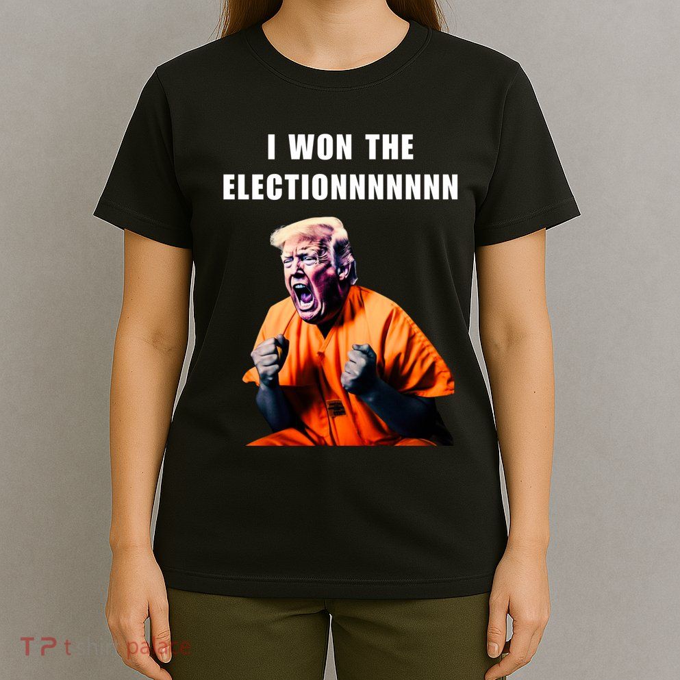 I Won The Election Funny Trump Prisoner Halloween Costume T-Shirt