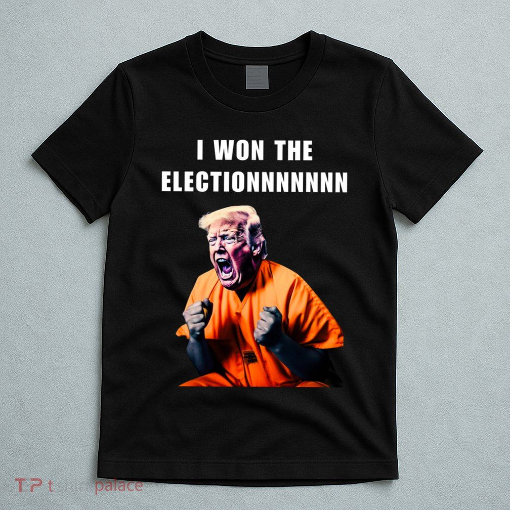 I Won The Election Funny Trump Prisoner Halloween Costume T-Shirt