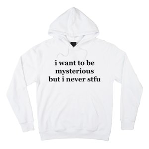 I Want To Be Mysterious But I Never Stfu Hoodie