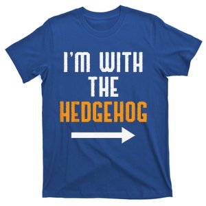 Im With The Hedgehog Costume Funny Halloween Couple T-Shirt