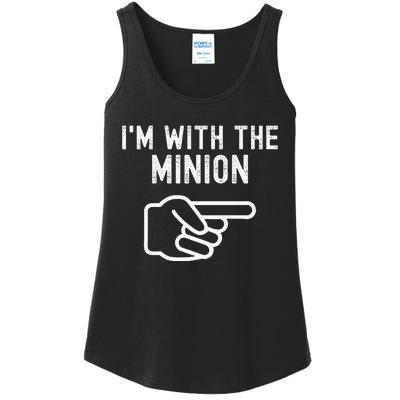 Im With The Minion Funny Couples Matching Halloween Costume Ladies Essential Tank