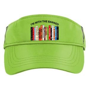 I'm With The Banned Book Adult Drive Performance Visor