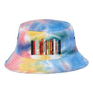 I'm With The Banned Book Tie Dye Newport Bucket Hat