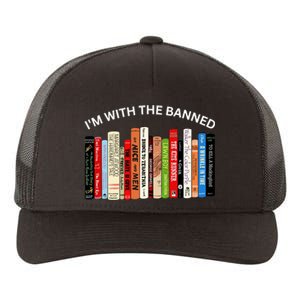 I'm With The Banned Book Yupoong Adult 5-Panel Trucker Hat