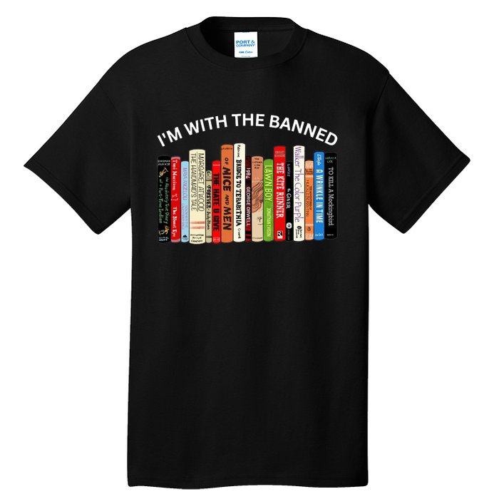 I'm With The Banned Book Tall T-Shirt